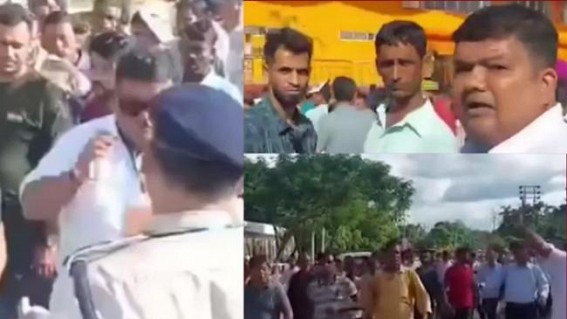 Unexpected ! BJP MLA Breached Security Protocols : Broke into Prime Minister's Security Cordon with his Supporters Unexpected ! BJP MLA Breached Security Protocols : Broke into Prime Minister's Security Cordon with his Supporters